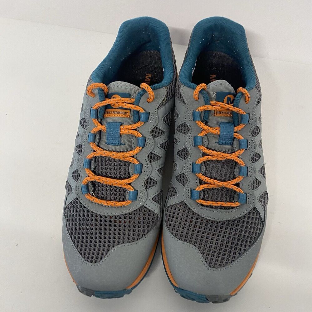 Merrell Shoes Siren 3 Aerosport Women 8.5 Gray Orange Trek Hiking Sneakers 3652 - Picture 4 of 16